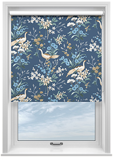 Jade, Vintage Blue - Twist&Fit Roller Blind